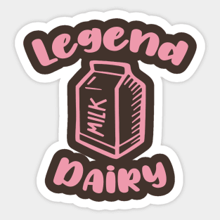 Legendary (Dairy) Strawberry Milk Sticker